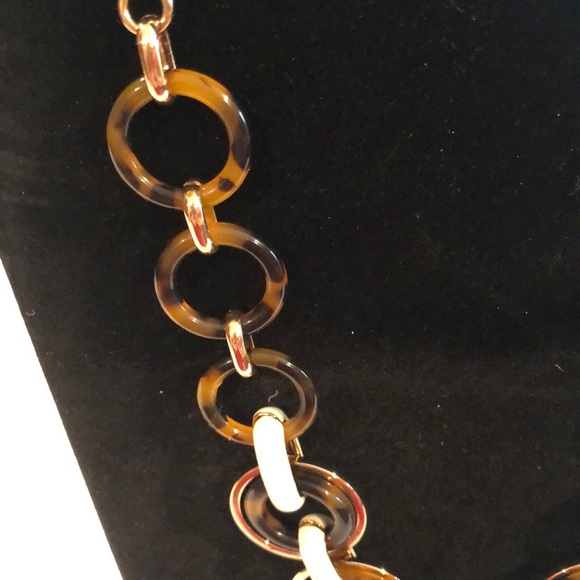 🎉HP🎉 Talbots tortoise/ivory long links necklace - Picture 4 of 8